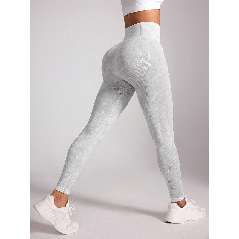 Chemical Fiber High Waist Long Yoga Pants Female